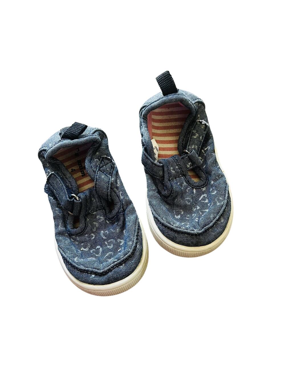 Garanimals Girls Print T-Strap Blue Shoe Size 4 EUR 19.5